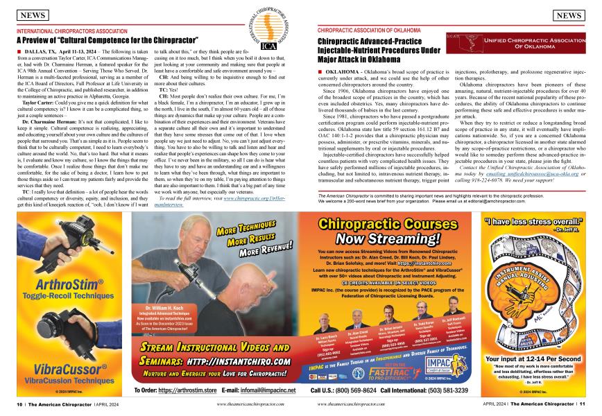 A Preview of "Cultural Competence for the Chiropractor"