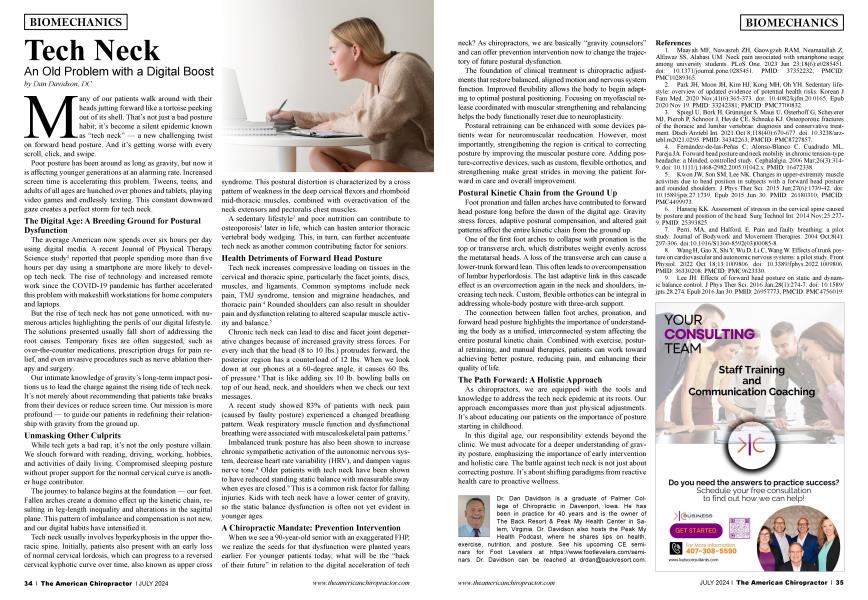 Tech Neck: An Old Problem with a Digital Boost