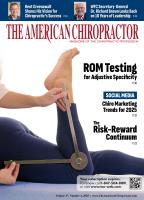2025 - MAY | The American Chiropractor