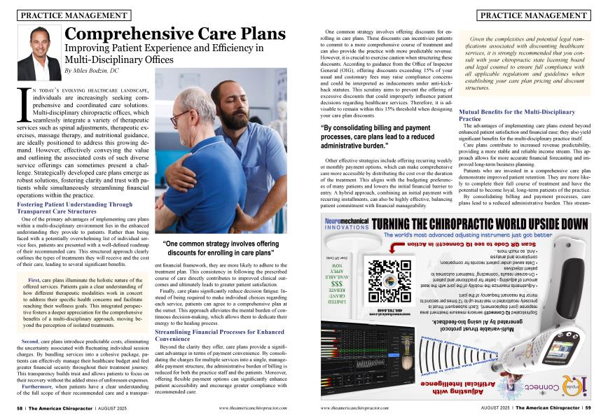 Comprehensive Care Plans