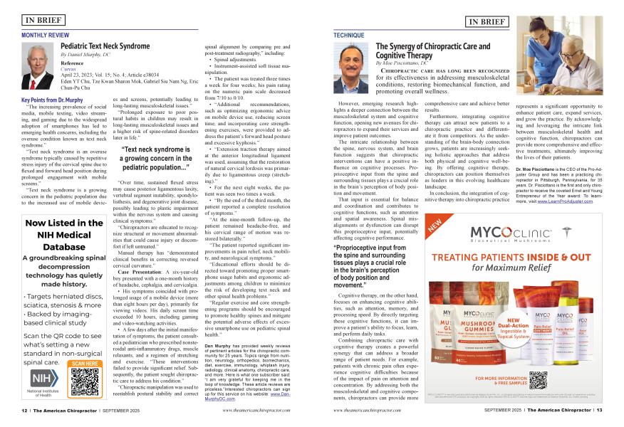 The Synergy of Chiropractic Care and Cognitive Therapy