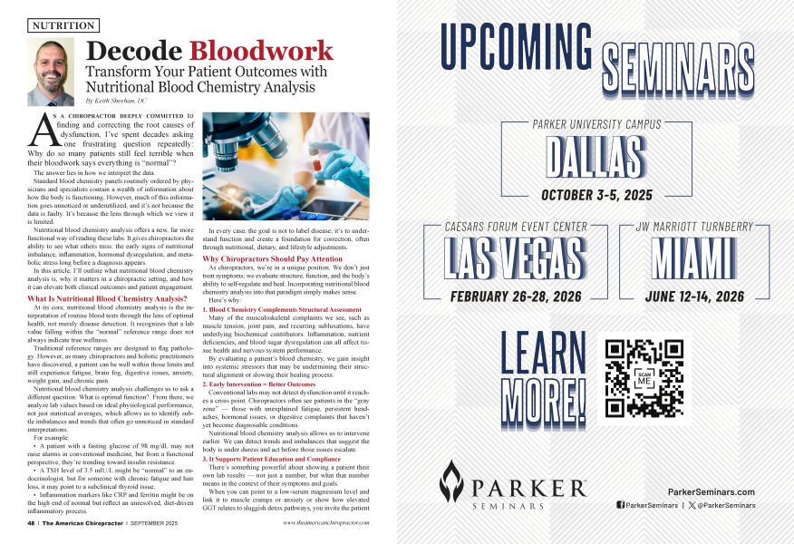 Decode Bloodwork
