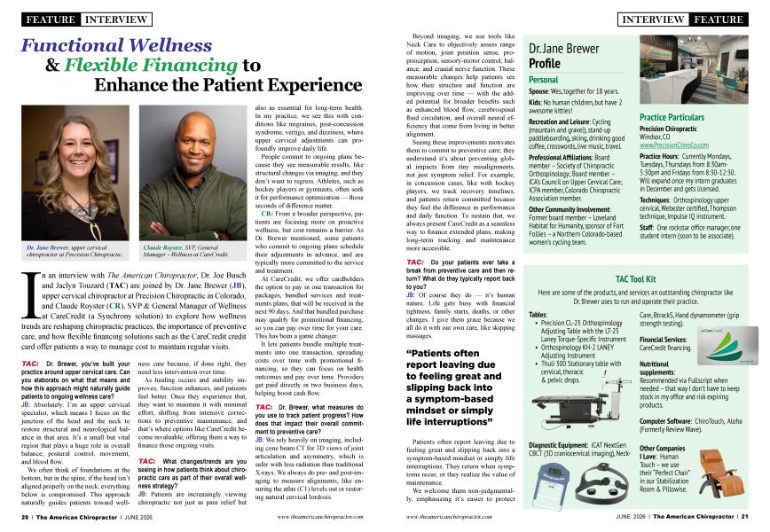 Functional Wellness & Flexible Financing to Enhance the Patient Experience