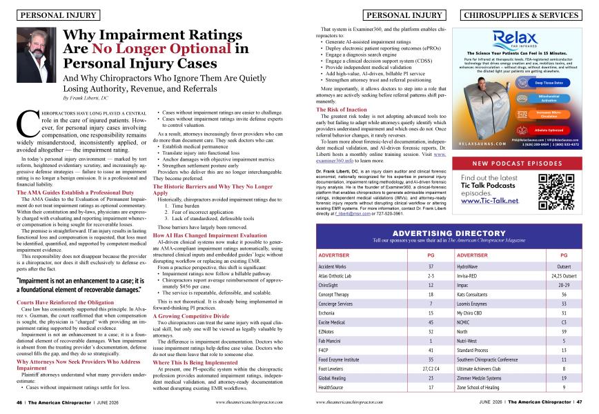 Why Impairment Ratings Are No Longer Optional in Personal Injury Cases